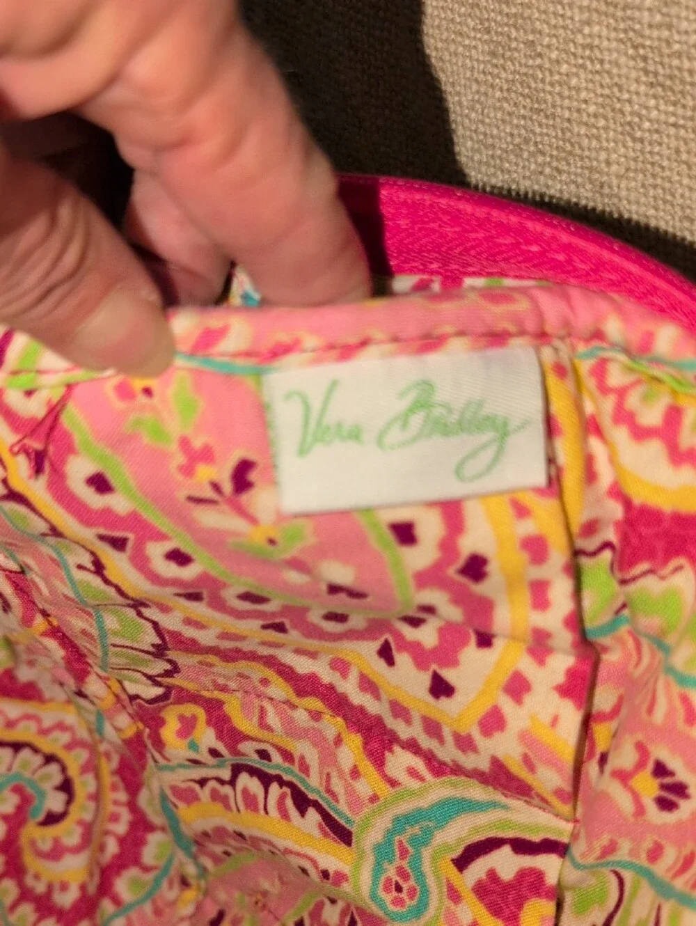 Quilted Pink Lola Vera Bradley Bag Retired Pattern 